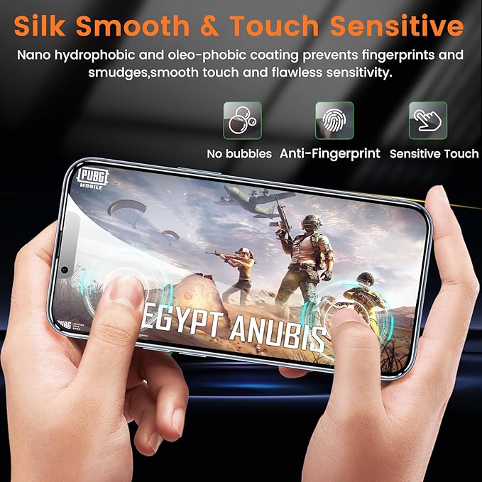 3+3 Pack Privacy Screen Protector for iPhone 16e 6.1-Inch with 3 Pack Camera Lens Protector, Anti Spy Tempered Glass Film 9H Hardness Bubble Free Case Friendly