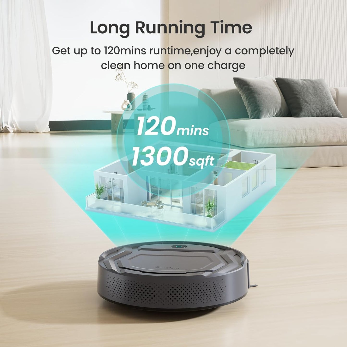 M210 Pro Robot Vacuum — 2200Pa Suction, WiFi & App Control