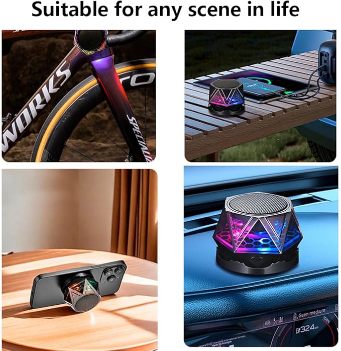 Portable Bluetooth Speaker with Stereo Sound, Bluetooth 5.3,IPX7 Waterproof and Dustproof,24H Playtime,Wireless Stereo Pairing,Magnetic Speaker Compatible with iPhone/ipad/Samsung Galaxy