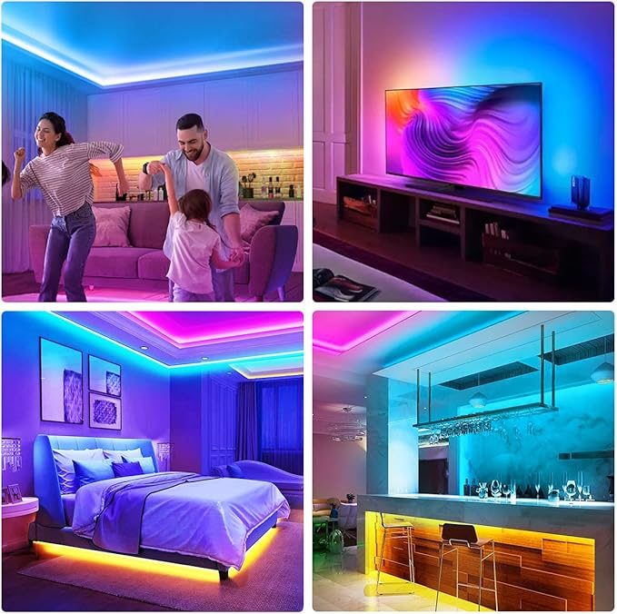MY BEAUTY LIGHT 12V RGBW Extension LED Strip Light (1.64FT x 2PCS)