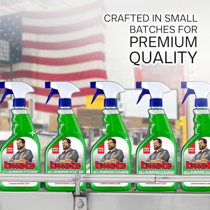 Industrial-Strength All-Purpose Cleaning Spray, Heavy-Duty Cleaner ideal for Kitchen & Home, Multi-Surface Deep Cleaner, Made in the USA, Citrus Scent, 32oz (1 Bottle)