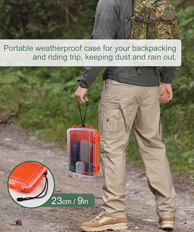 Waterproof Box Dry Box Waterproof Box for Kayaking Small Waterproof Storage Box for Boat Waterproof Container Water Proof Phone Box Floating Water Tight Box