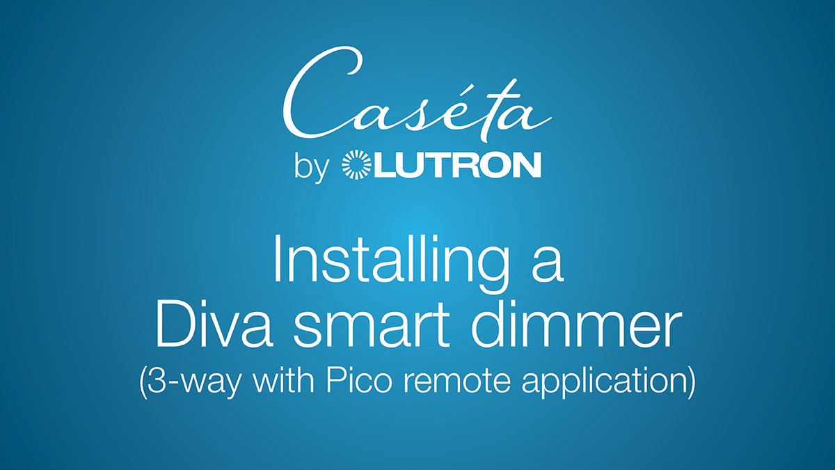 Lutron Caseta Diva Smart Dimmer Switch (Smart Hub Required), No Neutral Req