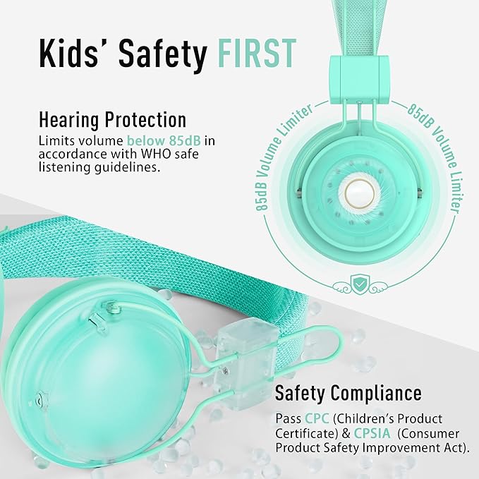 AILIHEN Kids Headphones Bulk 20-Pack for School Classroom K-12, On-Ear Wired Headsets with Microphone & 85dB Volume Limited & Sharing, 3.5mm Jack for Chromebook, Computer, Laptop (Multicolor)