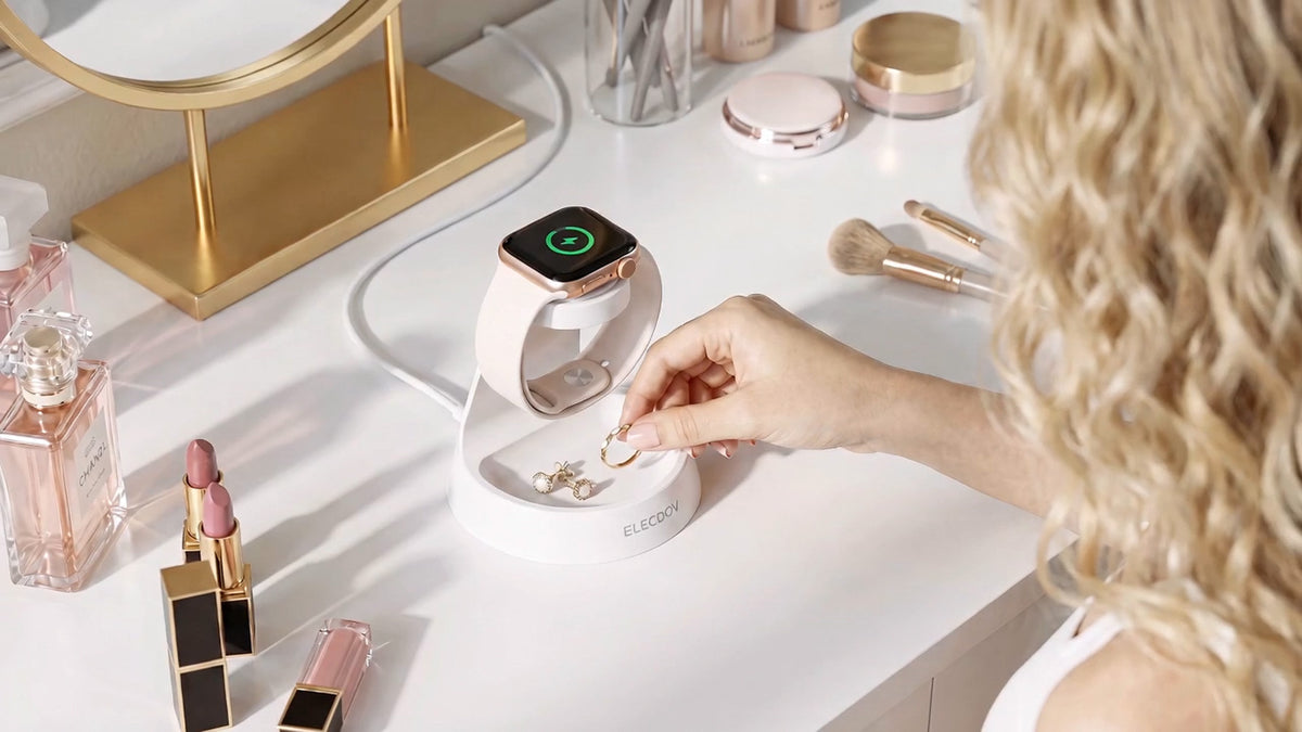 Watch Charger for Apple Watch 5W Magnetic Fast Charging Dock iWatch Charger - Image 8