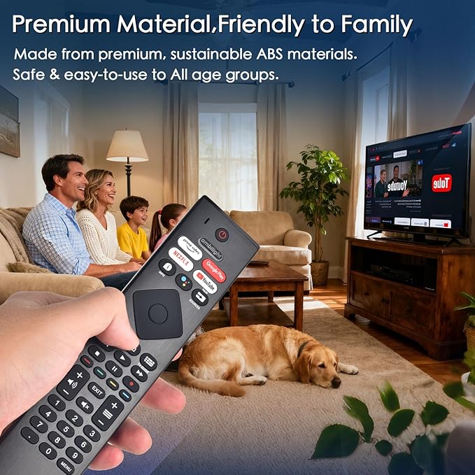 Voice Replacement Remote for Philips Smart TV: Universal Control for Philip 4K Ultra HD Smart Android TV with Google Assistant.for 43" 50" 55" 65" 75" Class 5704 5504 5604 5806