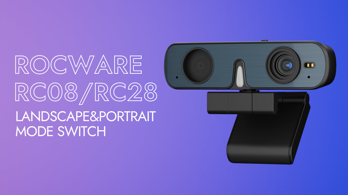 RC08 2K Webcam with Speaker, Webcam for PC, HD Web Cam with Noise Reduction Mic/Harman Speaker/4X Eptz/Privacy Cover/0.2S Auto-Focus/Low Illumination, Computer Camera for Zoom/Teams/Meeting