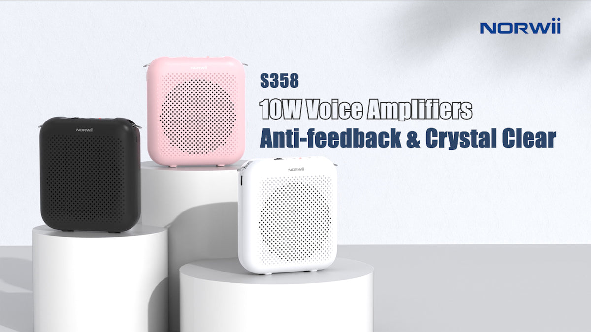 Norwii Voice Amplifiers for Teacher with Headset Microphone and Speaker