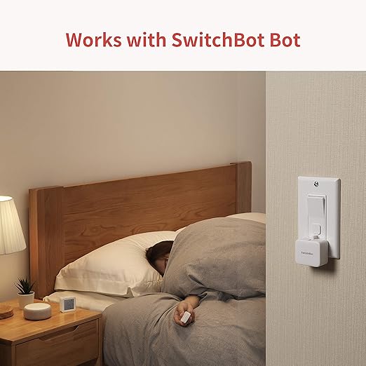 SwitchBot Smart Switch Button Pusher(3Pack) with Hub Mini with Remote, Wireless App & Timer Control, Compatible with Alexa, Google Home, IFTTT, Easy to Use, Smart Light Control Set