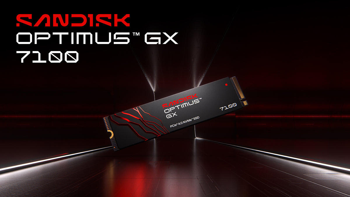 Sandisk 1TB Optimus GX 7100 NVMe SSD, PCIe Gen 4, M.2 2280, Up to 7250 MB/s Read, SDSP71100TAN