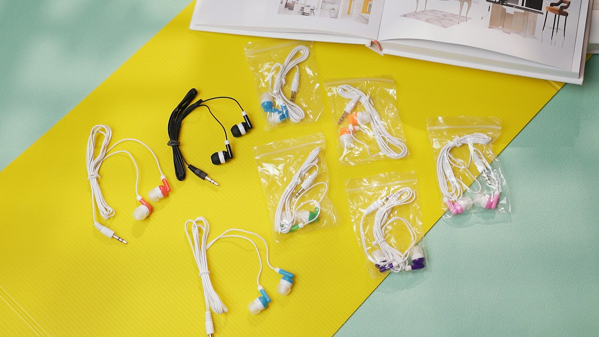 Konohan 160 Packs Bulk Wired Earbuds Classroom Students,Multicolor