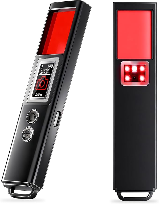 Hidden camera detector wireless signal scanner GPS tracker finder — 5-level sensitivity for home office hotel car travel security 2026
