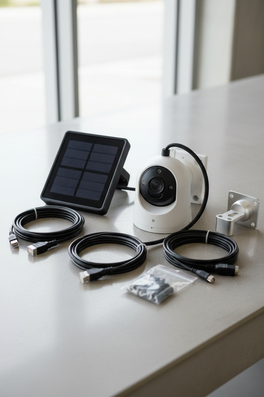 Surveillance Camera Accessories Guide 2026: Mounts, Cables & Solar Panels