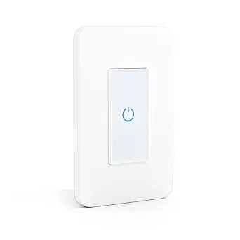 Milfra Touch Smart Switch - Single Pole, WiFi Light Switch, Alexa & Assistant Compatible, Neutral Wire Needed, No Hub Required