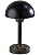 Adesso Black LED Cordless Table Lamp with Dome Shade