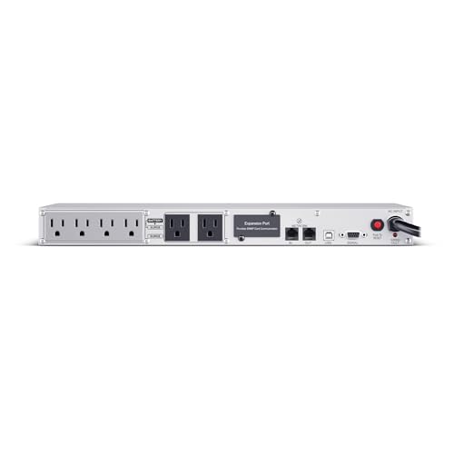 CyberPower CP700PFCRM1U PFC Sinewave UPS Battery Backup and Surge Protector