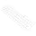 2.25u Positioning Board for 60% Mechanical Keyboard PC White