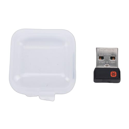 Zopsc USB Dongle Receiver, Wireless Dongle for Keyboard Mouse Combo with 2.4G Connection, Compact Size for PC Desktop Laptop up to 10m Range