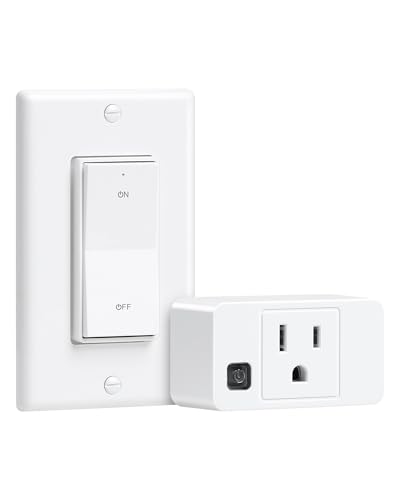 Wireless Remote Control Outlet with Decorator Rocker | Charging & Powe - Image 1