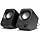 FUNLOGY Speaker - 14W Stereo PC Speakers, USB Powered, Compact Size with 30° Tilt Design, Volume Dial Control, for Desktop, Laptop, Monitor, Gaming Consoles, Black