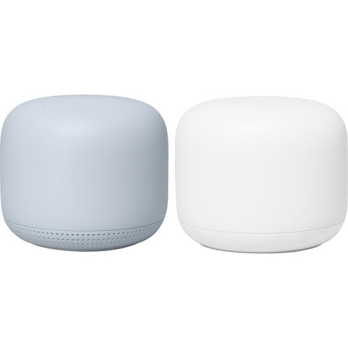 Google WiFi Mesh Router System for Home, Office - 2 Pack - Whole Home Coverage, Dual-Band, Parental Controls, Simple Setup - Image 1