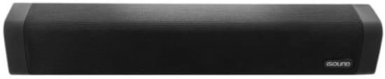 I.Sound ISound-6961 15-in. High-Performance Bluetooth Sound Bar and Speakerphone with FM Radio, Black