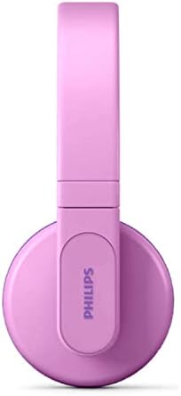 PHILIPS K4206 Kids Wireless On-Ear Headphones, Bluetooth + Cable Connection, 85dB Limit for Safer Hearing, Built-in Mic, 28 Hours Play time, Parental Controls via Headphones, pink