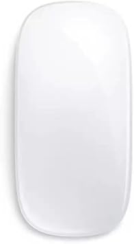 Wireless Multi-Touch Surface Magic Mouse Alternative USB C Rechargeable Bluetooth Mouse Compatible with MacOS/Windows/Linux/Android Laptop Desktop PC Smartphone Tablet (White)