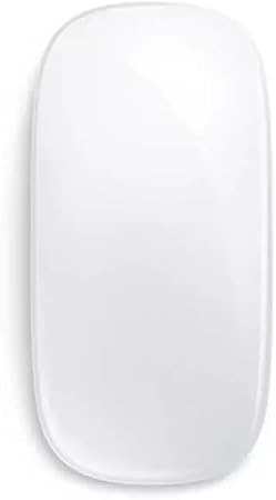 Wireless Multi-Touch Surface Magic Mouse Alternative USB C Rechargeable Bluetooth Mouse Compatible with MacOS/Windows/Linux/Android Laptop Desktop PC Smartphone Tablet (White)