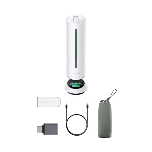 Insta360 Wave AI Conference Speakerphone with Bluetooth, Noise-Canceling Mics, Beamforming, Zoom Certified, AI Transcription & Summary, 32GB Storage for Meetings, Podcasts, Home office and Livestreams