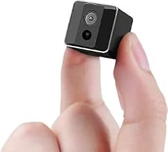 Mini Small Nanny Cam with Night Vision, Portable Body Cam, Surveillance Cameras for Home Security Indoor/Outdoor No WiFi Needed
