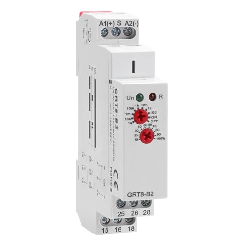 Delay Off Time Relay 16A Adjustable Smart Relay GRT8-B2 AC/DC 12V-240V