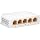 5 Port Gigabit PoE Extender 1 in 4 Out-IEEE 802.3af/at, 90W in 30/60W Out PoE Repeater 10/100/1000Mbps, Vlan & Extend to 250m, Din-Rail & Wall Mount PoE Passthrough Switch Plug & Play