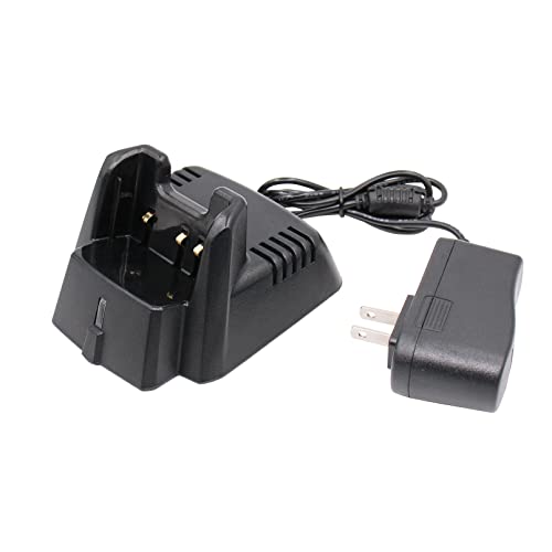 Accessoryway CD-34 Rapid Charger Compatible for Yaesu/Vertex Standard VX-231, VX-351, VX-354 Walkie Talkie FNB-V103Li, FNB-V104Li, FNB-V95Li, FNB-V96Li Battery Charger (4.2 Volts)