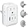 VINTAR European Travel Plug Adapter Kit, Type C,G,E/F Detachable Plug