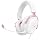 HyperX Cloud III – Wired Gaming Headset, PC, PS5, Xbox Series X|S, Angled 53mm Drivers, Memory Foam, Durable Frame, Ultra-Clear 10mm Mic, USB-C, USB-A, 3.5mm – Pink
