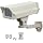14.5" Heavy-Duty Aluminum Outdoor CCTV Camera Housing - Weatherproof Security Camera Enclosure with 360° Adjustable Wall Mount Bracket Kit for Bullet Surveillance Cameras