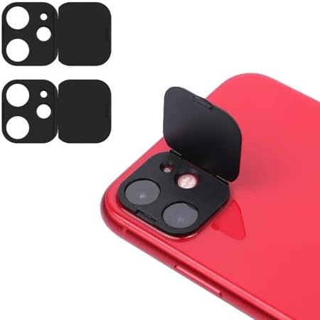 Phone Camera Lens Cover Compatible for iPhone 11,Camera Lens Protector to Protect Privacy and Security,Strong Adhesive,2 Pack