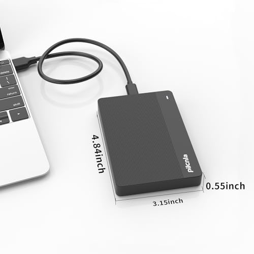 Ultra Slim Portable External Hard Drive 250GB USB3.0 HDD Storage for Xbox One X/S, Xbox 360, PS4, PC, Desktop, Laptop, MacBook, Chromebook