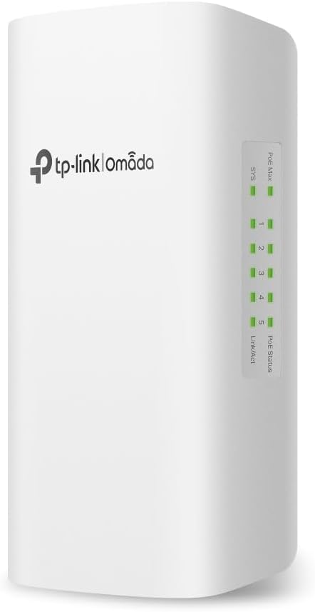 Omada SG2005P-PD, 5 Port Outdoor PoE Passthrough Gigabit Ethernet Switch