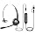 X1 ENC Single Ear Office Headset with USB-C/A & 3.5mm - Environmental Noise Cancelling Mic - Wired Call Center Headset for PC Laptop Phone