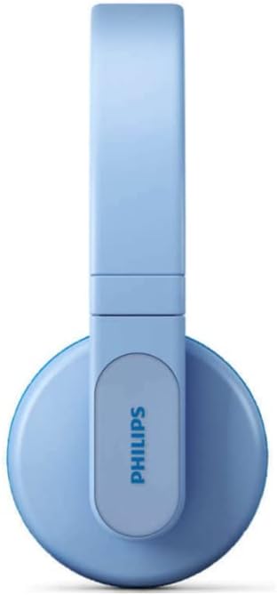 Philips K4206 Kids Wireless On-Ear Headphones, Bluetooth + Cable Connection, 85dB Limit for Safer Hearing, Built-in Mic, 28 Hours Play time, Parental Controls via Philips Headphones, Blue