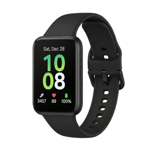SAMSUNG Galaxy FIT 3 [2024] 1.6" AMOLED Display | 14 Days Battery Life | 100+ Watchfaces | 100+ Exercise Modes | International Model - (Gray)