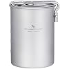Ultralight 900ml Cup Outdoor Titanium Pot with Lid Folding Handle