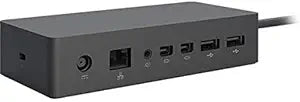 Microsoft 1661 Docking Station - Tablet, Surface Pro 3, Surface Pro 4 Surface Book, Black W/90W power adapter(Renewed)