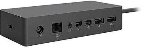 Microsoft 1661 Docking Station - Tablet, Surface Pro 3, Surface Pro 4 Surface Book, Black W/90W power adapter(Renewed)