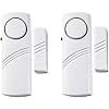 2 Pack Door Window Alarm, Magnetic Sensor Alert, Home Security System for House and Office