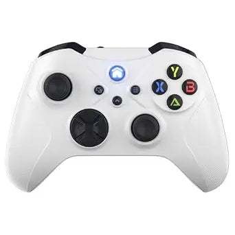 Xexvyrin Wireless for X-Box Controller, Compatible with X-box One X|S, Series PC, Edition Custom Controller 6-Axis Motion Control 3.5mm Audio Jack Dual Vibration Macro Function Turbo（Classic White）