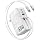 65w Retractable Wall Charger,5-in-1 Fast Charging Block with Dual Cables