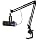 FDUCE D30+ RGB Gaming Microphone for PC, USB/XLR Dynamic Mic with Boom Arm